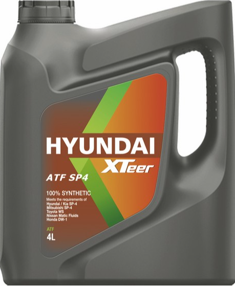 HYUNDAIXTEER ATF SP4,4Л, ТРАНСМИССИОННОЕ МАСЛО ДЛЯ АКПП СИНТЕТИЧЕСКОЕ, 1041017