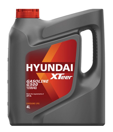 10W40 4L HYUNDAIXTEER GASOLINE G500 , МОТОРНОЕ МАСЛО, 1041044