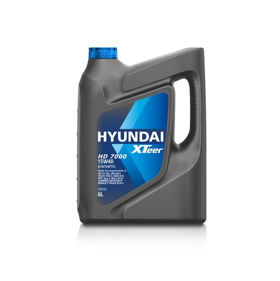 Моторное масло HYUNDAI XTeer HD 7000 CI-4 15W-40, 6л, 1061005