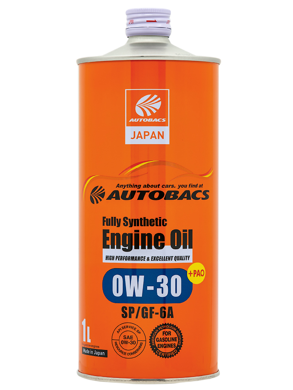 SAE 0W30 1L 0W-30 ENGINE OIL API SP ILSAC GF-6A FULLY SYNTHETIC МОТОРНОЕ МАСЛО СИНТЕТИЧЕСКОЕ, A00032233