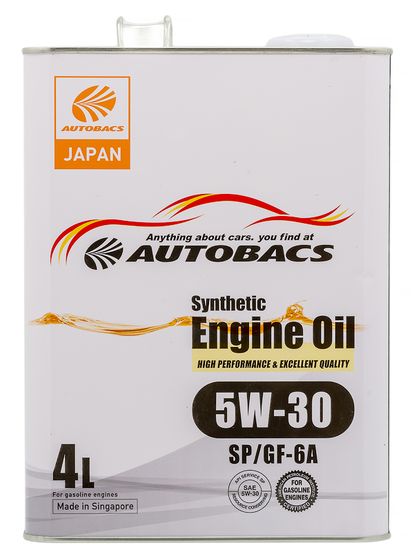 5W30 4L ENGINE OIL SYNTHETIC SP/GF-6A (A00032428 МАСЛО МОТОРНОЕ СИНГАПУР), A00032428