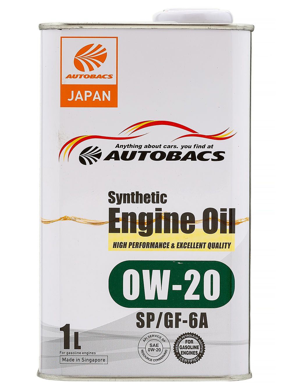 SAE 0W20 1L 0W-20 ENGINE OIL API SP ILSAC GF-6A SYNTHETIC МОТОРНОЕ МАСЛО СИНТЕТИЧЕСКОЕ, A00032423