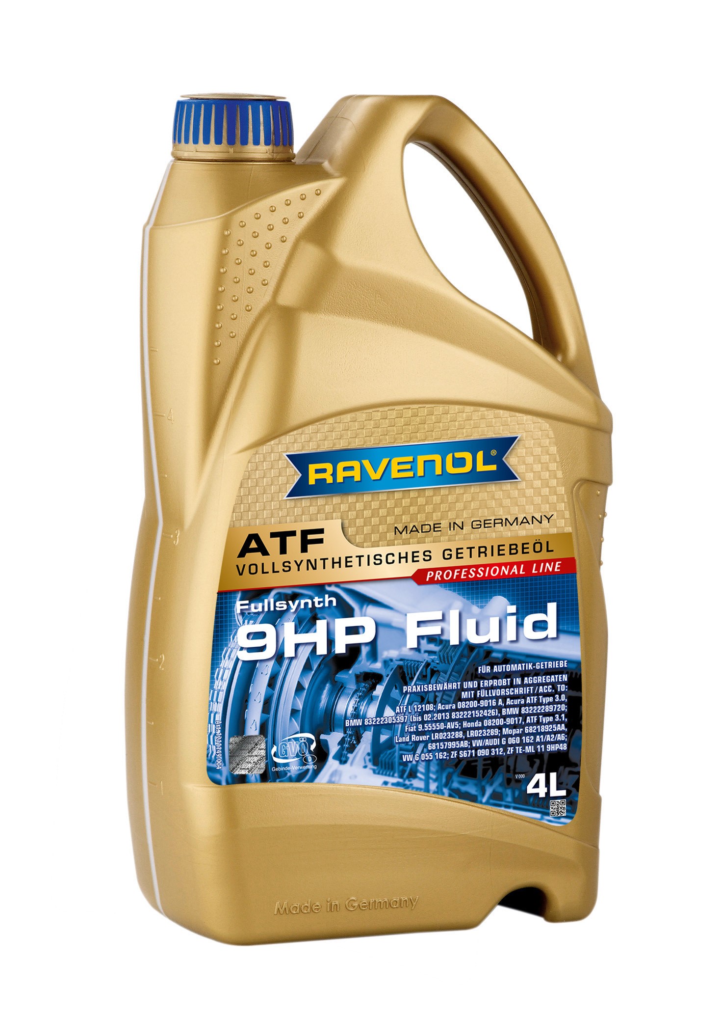 4L ATF 9HP FLUID ТРАНСМИССИОННОЕ МАСЛО, 4014835873308