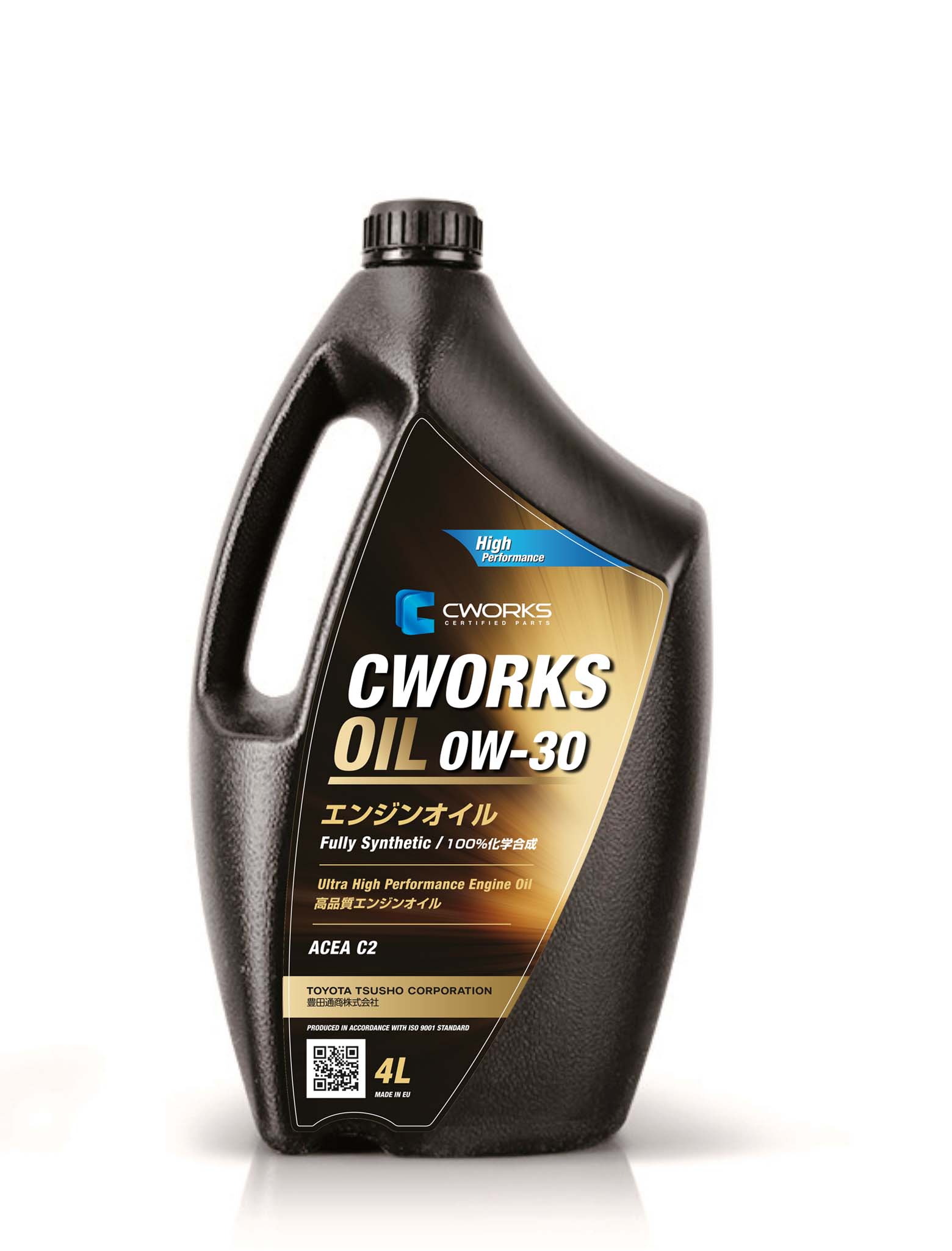 Моторное масло CWORKS OIL 0W30 C2, 4л, A130R9004
