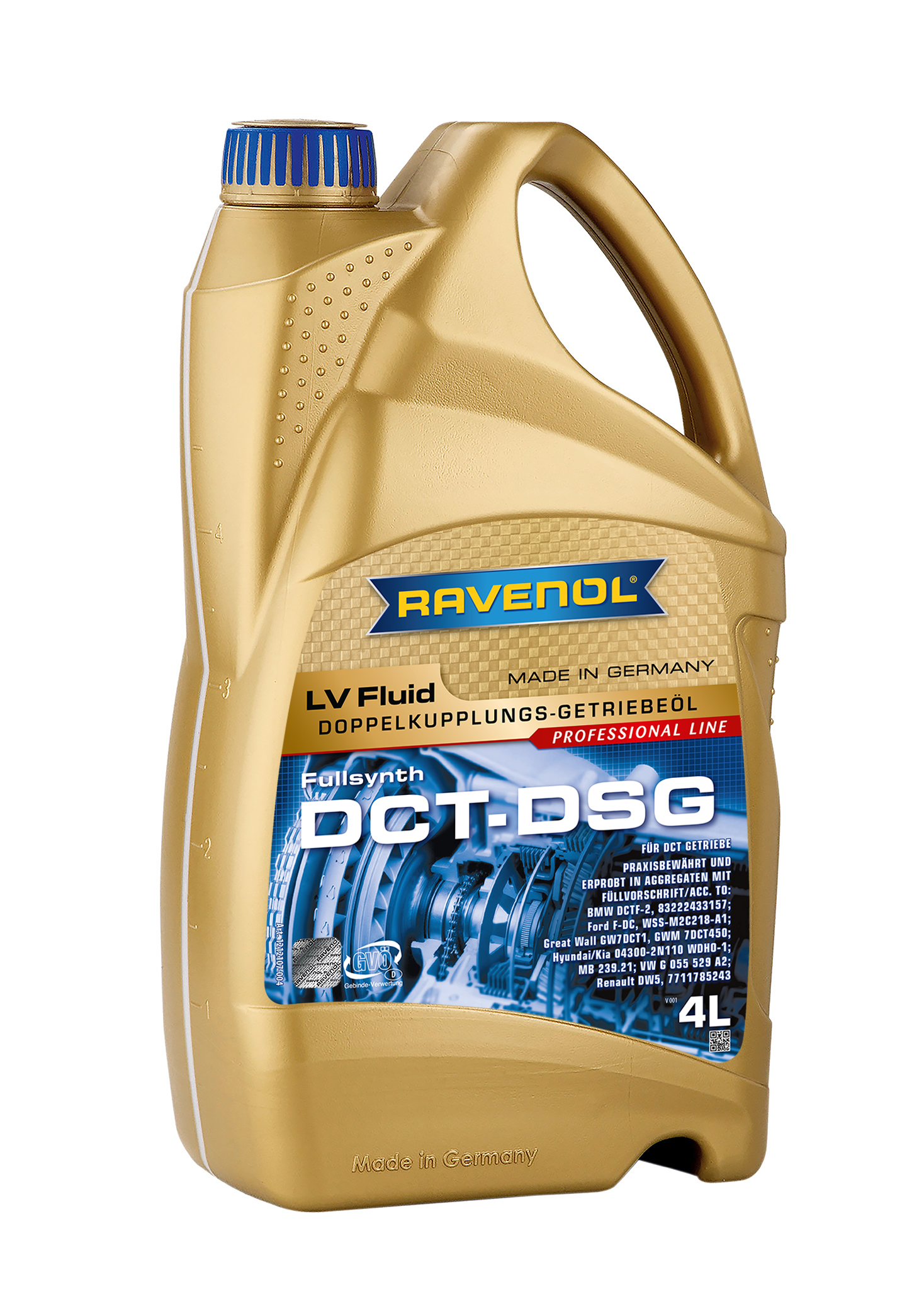 4L DCT/DSG LV FLUID ТРАНСМИССИОННОЕ МАСЛО, 4014835878648