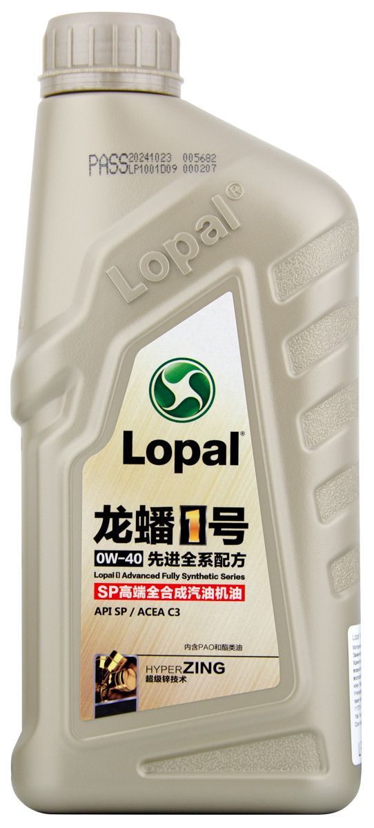 1L LOPAL 1 ADVANCED FULLY SYNTHETIC SERIES SP0W-40 МАСЛО МОТОРНОЕ, LP0W40AFS1L