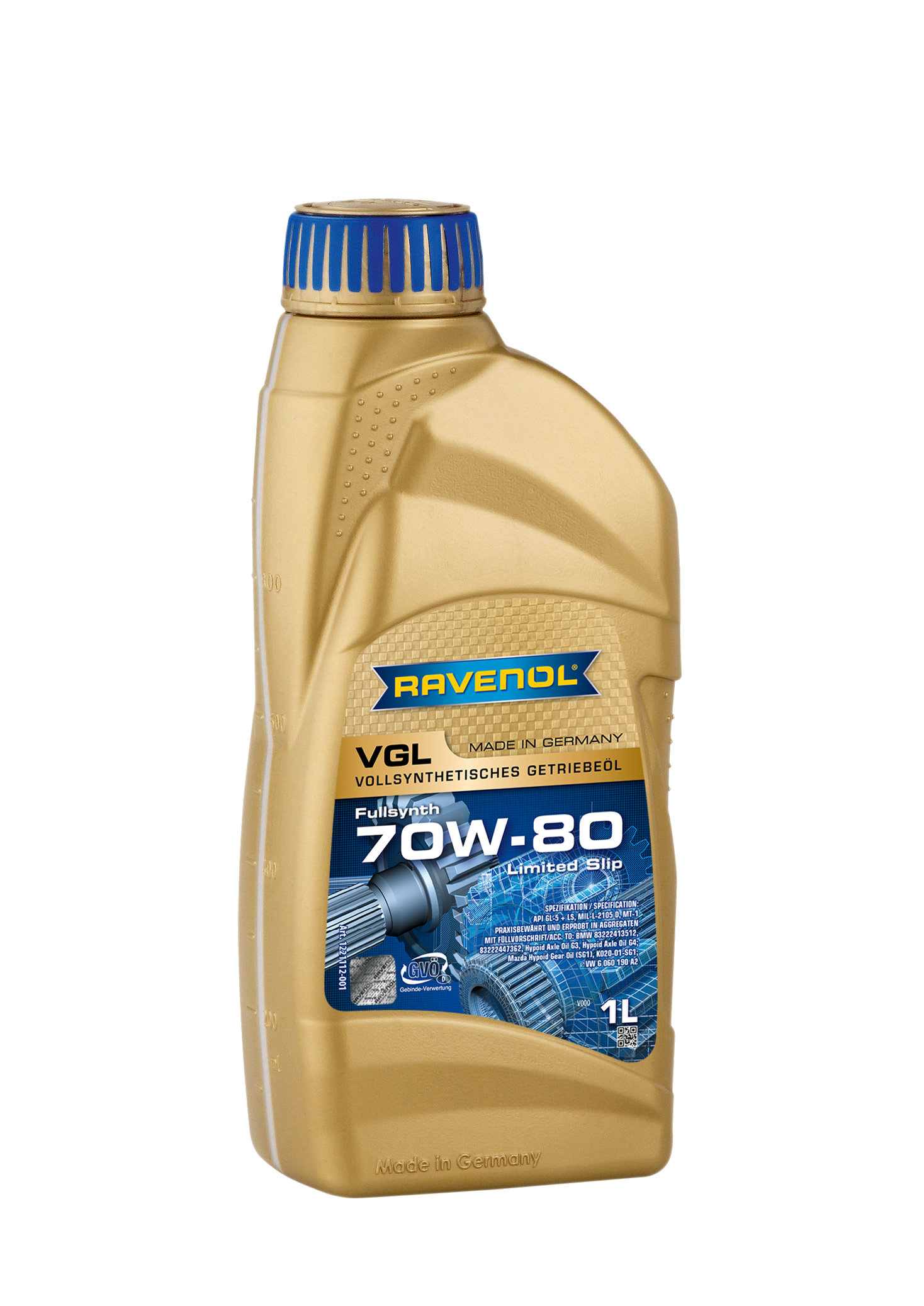 SAE 70W-80 1L VGL ТРАНСМИССИОННОЕ МАСЛО, 4014835883147