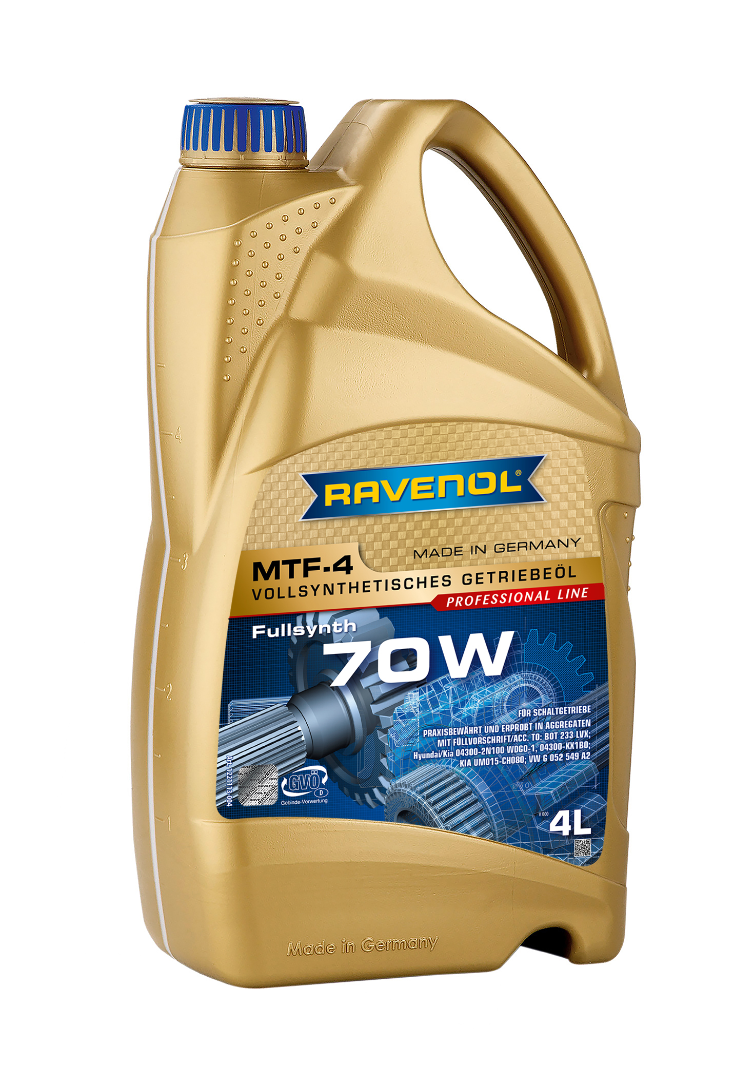 SAE 70W 4L MTF-4 ТРАНСМИССИОННОЕ МАСЛО, 4014835878877