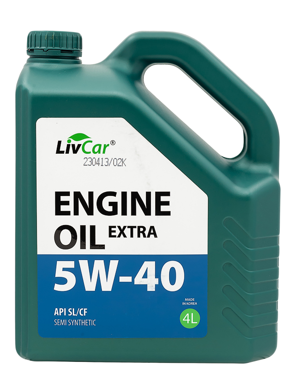 5W40 4L EXTRA ENGINE OIL API SL/CF МОТОРНОЕ МАСЛО ПОЛУСИНТЕТИЧЕСКОЕ, LC2610540004