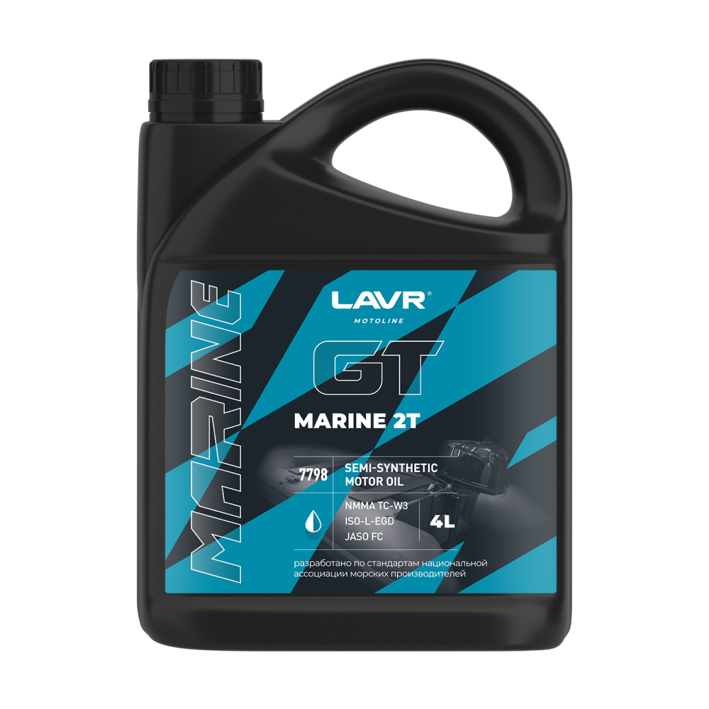 LAVR MOTO Моторное масло GT Marine 2Т FC, 4л, LN7798